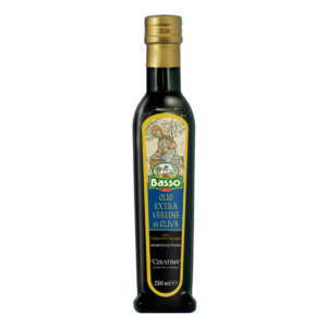 Oliwa z oliwek extra vergine Monocultivar Coratina 250 ml Basso
